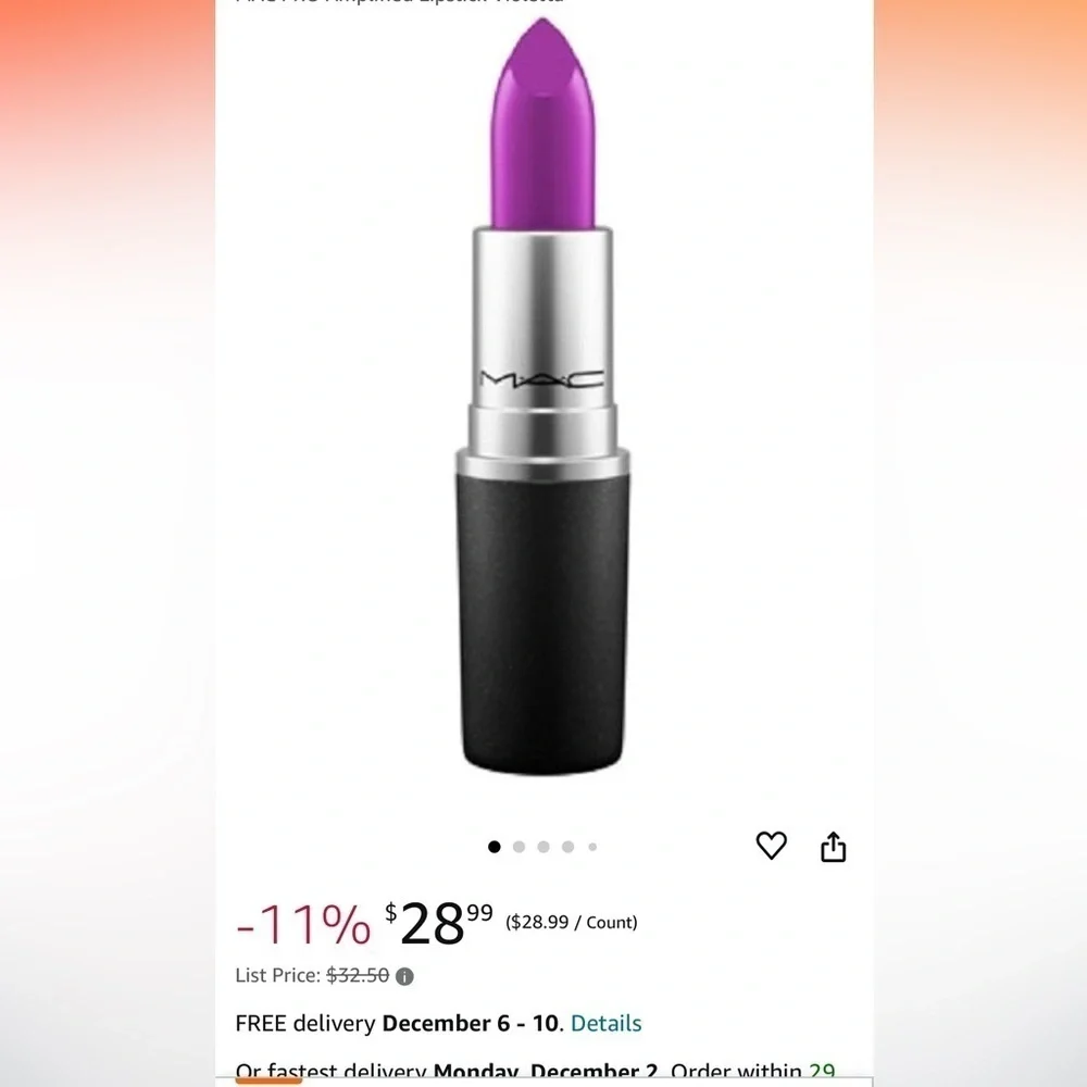 MAC Lipstick Shade Mull It Overr 314